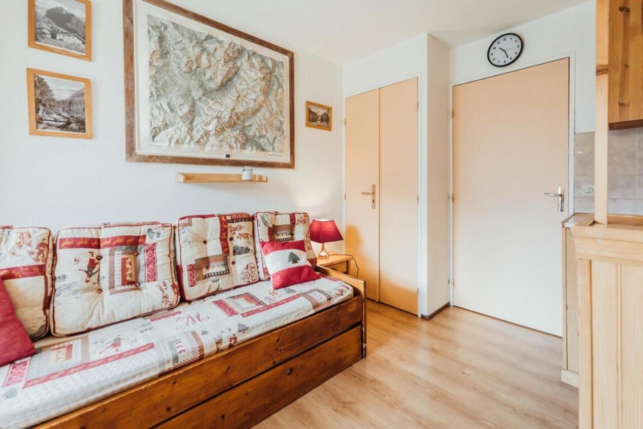 圣热尔韦莱班Furnished Studio At The Foot Of The Slopes With A Balcony & Mountains View公寓 外观 照片
