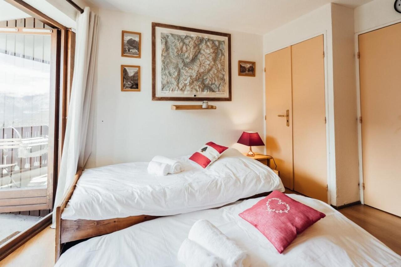 圣热尔韦莱班Furnished Studio At The Foot Of The Slopes With A Balcony & Mountains View公寓 外观 照片